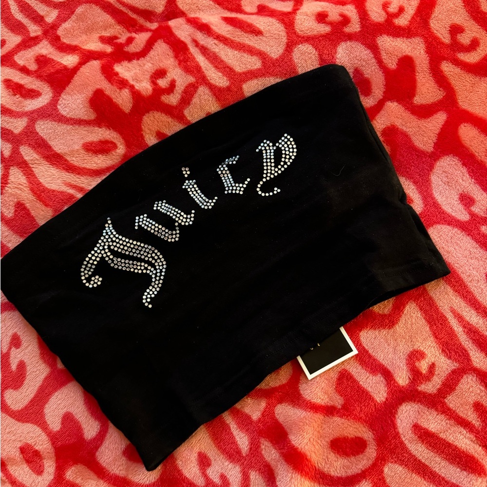 NWT Juicy Couture Gothic Crystal Tube Top